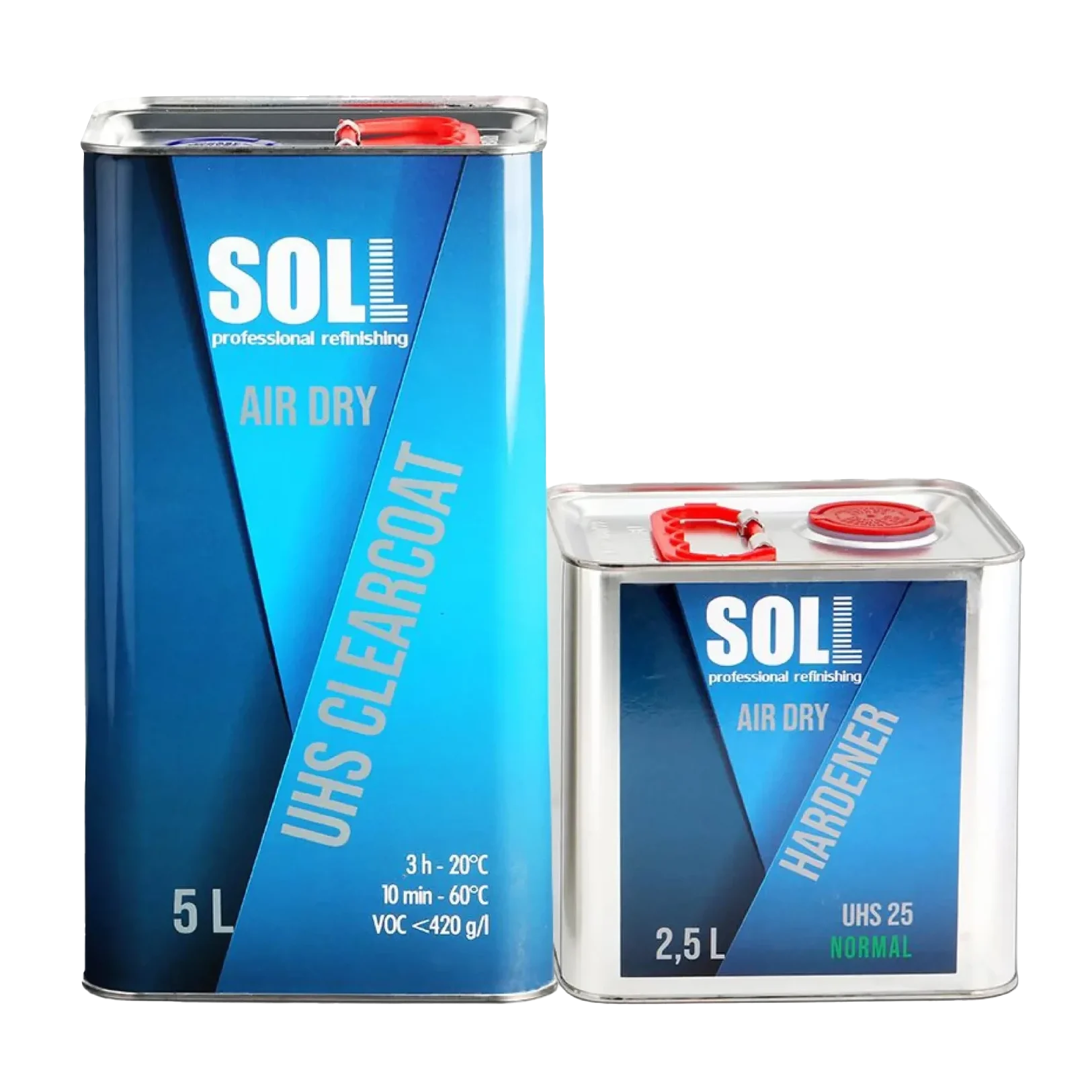 SOLL Air Dry 5L Clear Kit+ 2.5L Normal Hardener