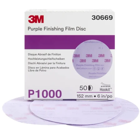 3M Hookit Purple Finishing Film Abrasive Sanding Disc 260L