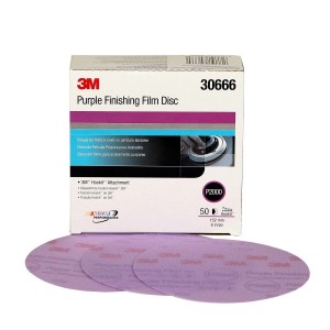 3M™ Purple Finishing Film Hookit™ P2000 Grade Dis