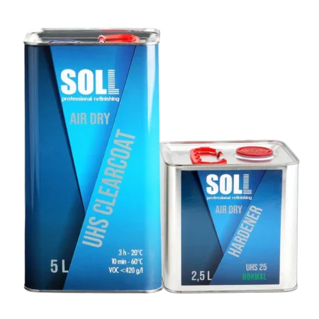 SOLL Air Dry 5L Clear Kit+ 2.5L Normal Hardener