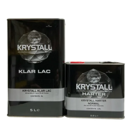 Krystall Klar Lac HS 2:1 5L Clear Coat With 2.5L Act